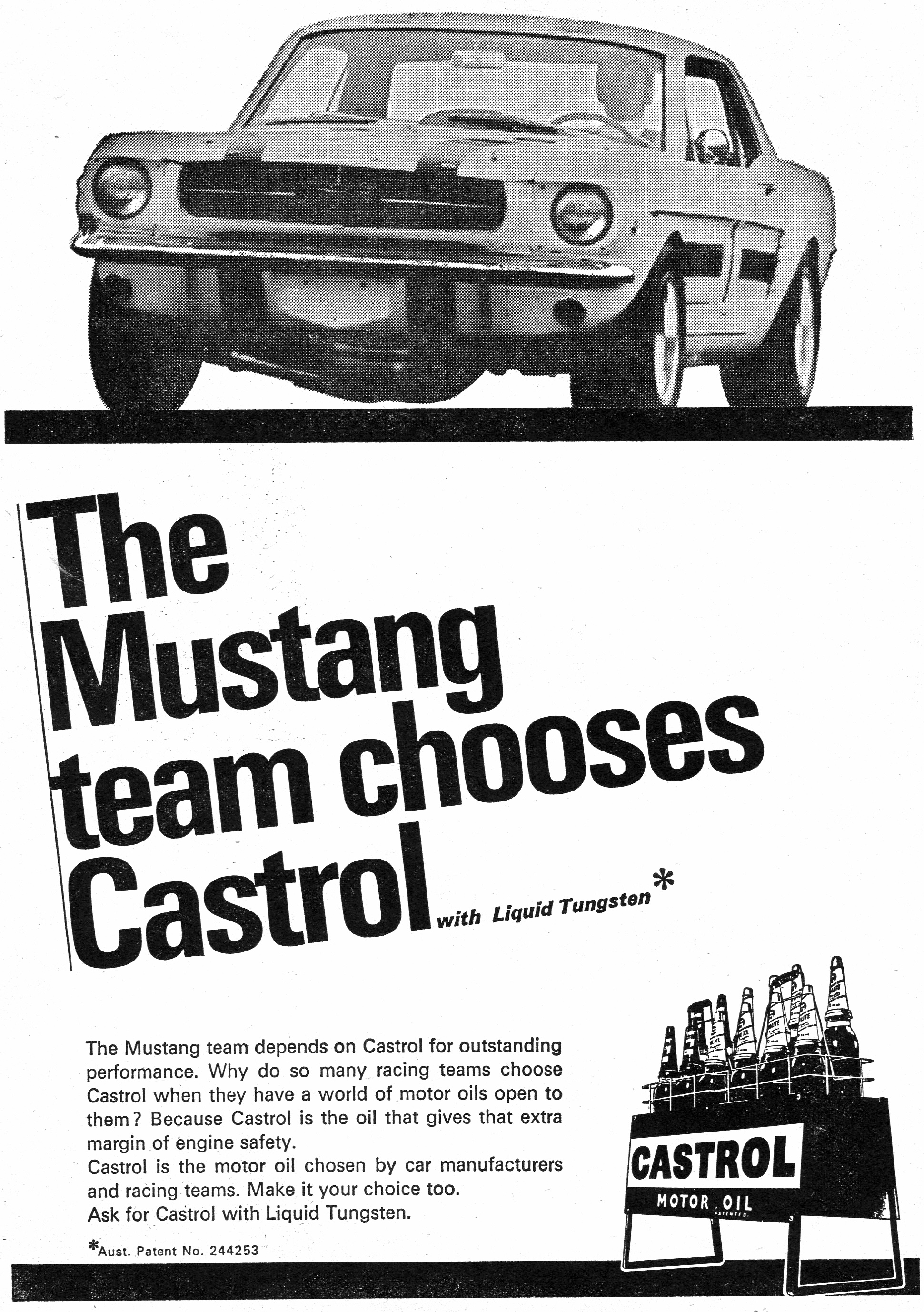 1968 Castrol Mustang Team